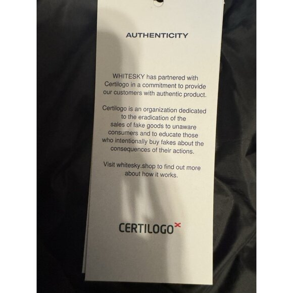 WhiteSky BLACK Womens Falcon Parka Coat Down Removable Hood US XS NEW - Picture 13 of 16